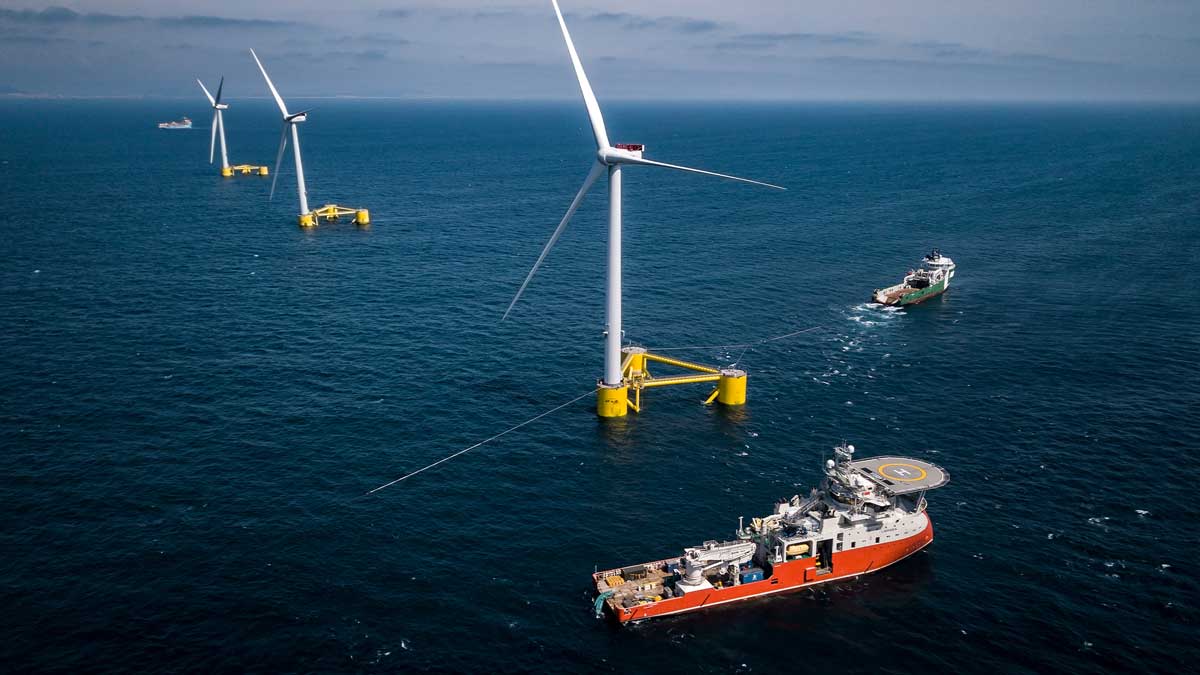 Floating offshore wind farm
